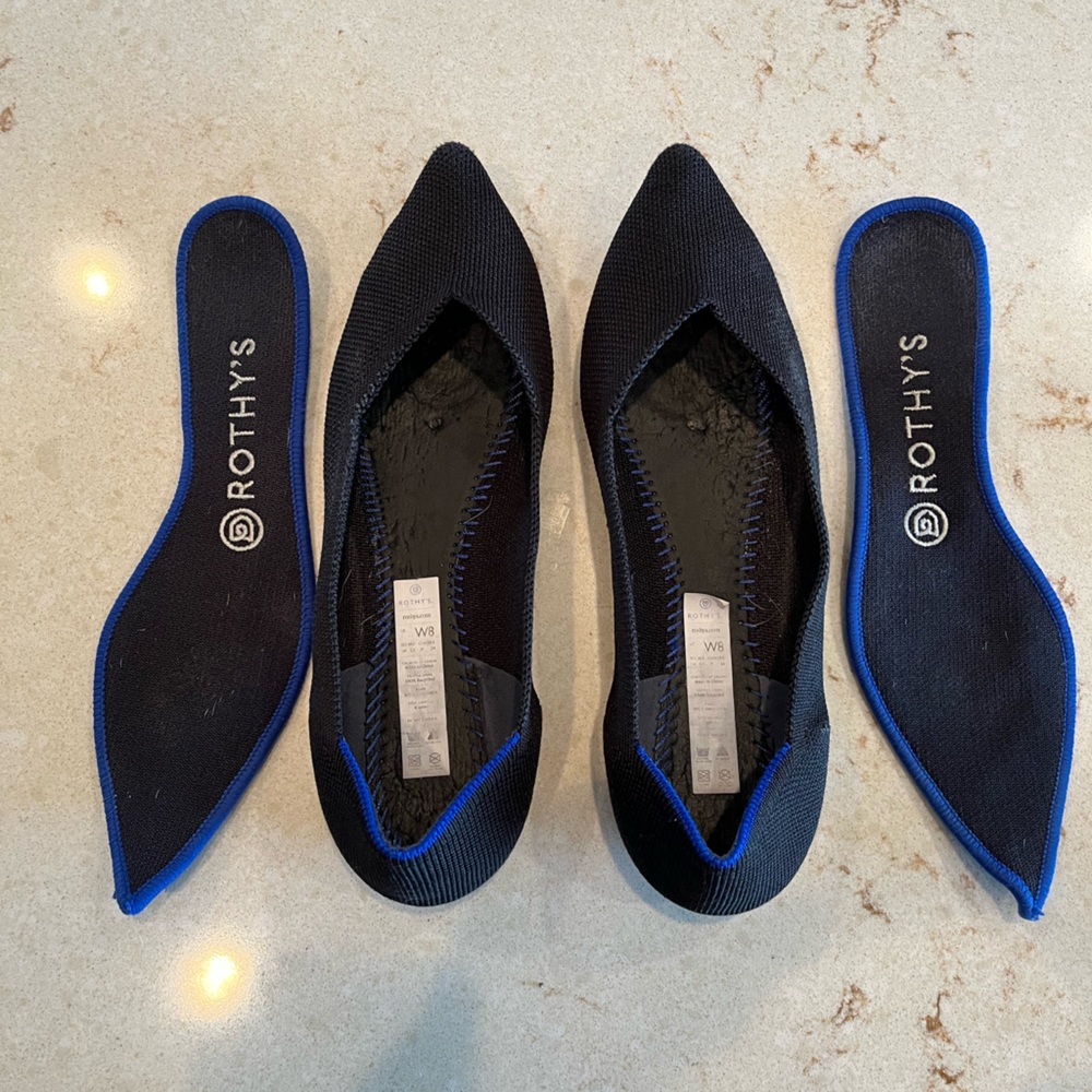 Rothy’s The Point, Black size 8